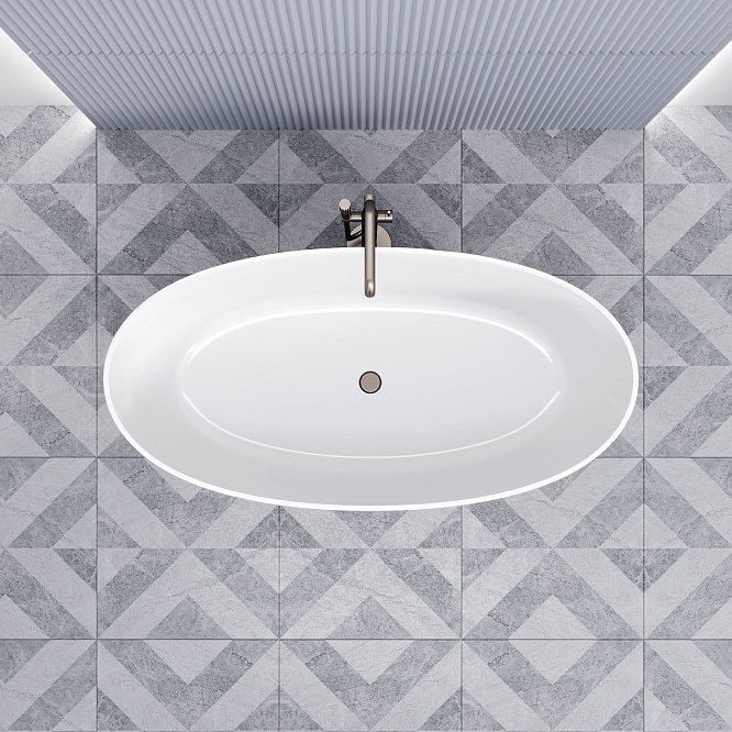 КАПРИЧИ ванна /гель-композит/белая/ Aqua de Marco