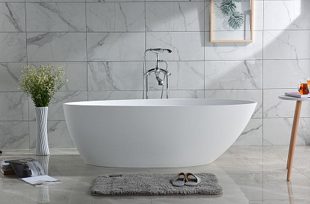 Alparini Calipso 150см Solid Surface ванна матовая