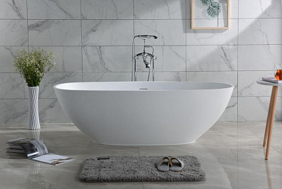Alparini Angelo 175см Solid Surface ванна матовая